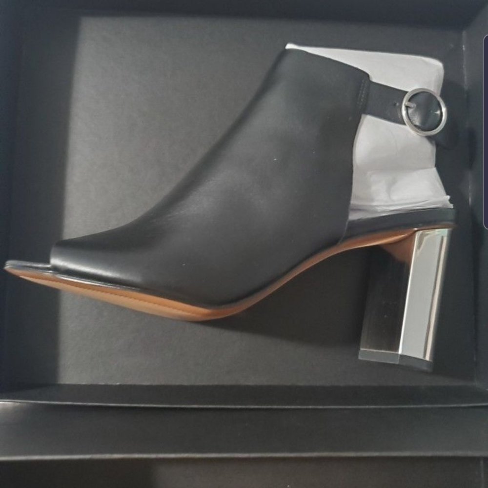 Womens banana republic high Heel Booties shoes peep toe shoes size 9.5 - Picture 4 of 5